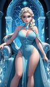 Pleasuring Ice Queen Elsa