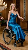 Wheelchair Beauty at the Gala