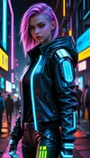 Saving Cyberpunk Street Kid