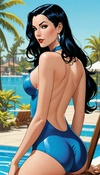 Flirting with Zatanna Poolside