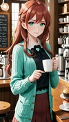 Blushing at the Coffee Shop