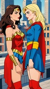 Win Wonder Woman's or Supergirl's Heart