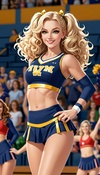 Cheerleader's Hidden Crush