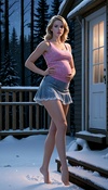 Pregnant and Freezing