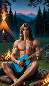 Camping with Hippy Hunk