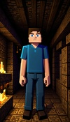 Haunted Minecraft Mineshaft Challenge