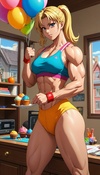 Flexing Stepmom's Birthday Buff-up