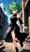 Confronting Hero Tatsumaki