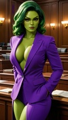 Grilling Suspects with She-Hulk