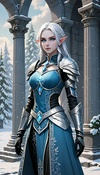 found a snow elf in the temple