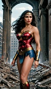 Defend the Ruins with Wonder Woman