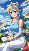 Cloud-Hopping with Rainbow Dash