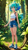 Bulbasaur Girl's Forest Adventure