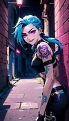 Befriending Jinx in the Alley