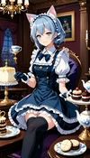 Maid Mitsuki's Midnight Tea