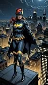 Batgirl's Rooftop Takedown