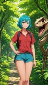 Dino Girl's Secret