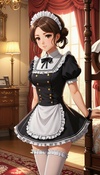 Maid's Accidental Peep Show