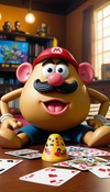 Strip Poker with Mr. Potato