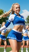 Cheerleader's Seductive Challenge