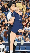 Spiking Hearts Volleyball Crush