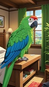 Parrot Peeping Tom