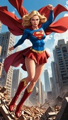 Rescue Flirt with Supergirl