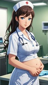 Pregnant Nurse's Intimate Exam