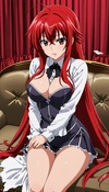 Comforting Rias Gremory