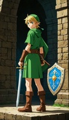 Wielding the Master Sword