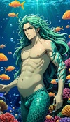 Pregnant Merman's Labor