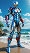 Defending Earth with Diga Ultraman