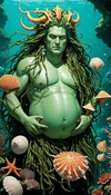 A Sea Witch's Mpreg Birth