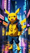 Pikachu's Neon Adventure