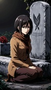 Mourning at Eren's Grave