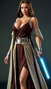 Duel with a Jedi Mistress