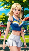 Cheerleader's Geek Crush