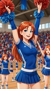 Cheerleading with Kate Snow