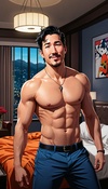 Flexing into Bed with Markiplier