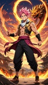 Duel with Fire Mage Natsu