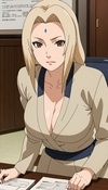 Staring at Tsunade's Assets