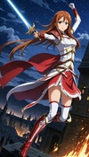 Battle beside Asuna