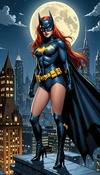 Batgirl's Rooftop Gratitude