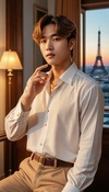 Romancing BTS's V in Paris