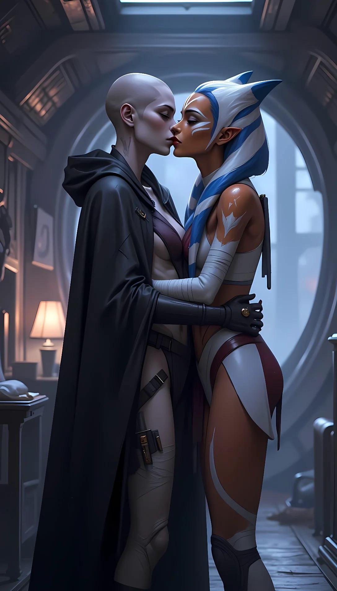 Museland-Seductive Spores-Threesome-star-wars-Asajj-Ahsoka