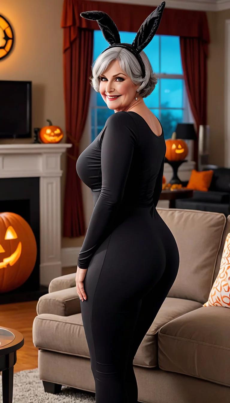 Museland-granny's Halloween party-bbw-granny-chubby-milf-gilf