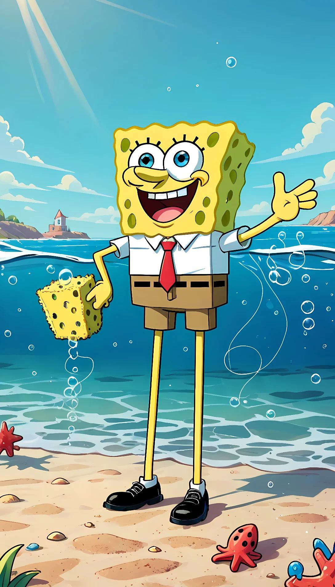 Museland-Dry Spongebob-FishOutOfWater-SpongeBobSquarepants