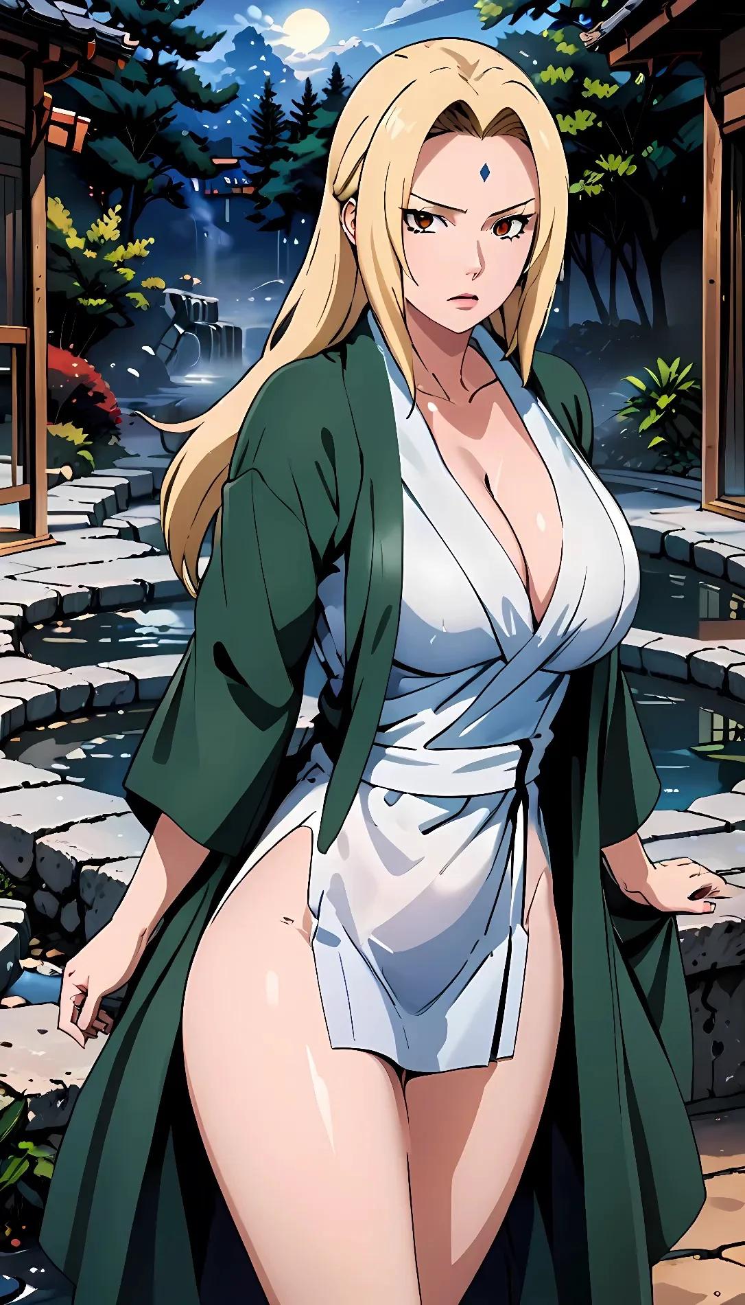 Museland-Caught by Tsunade at the Springs-TsunadeCurves-ForbiddenEncounter