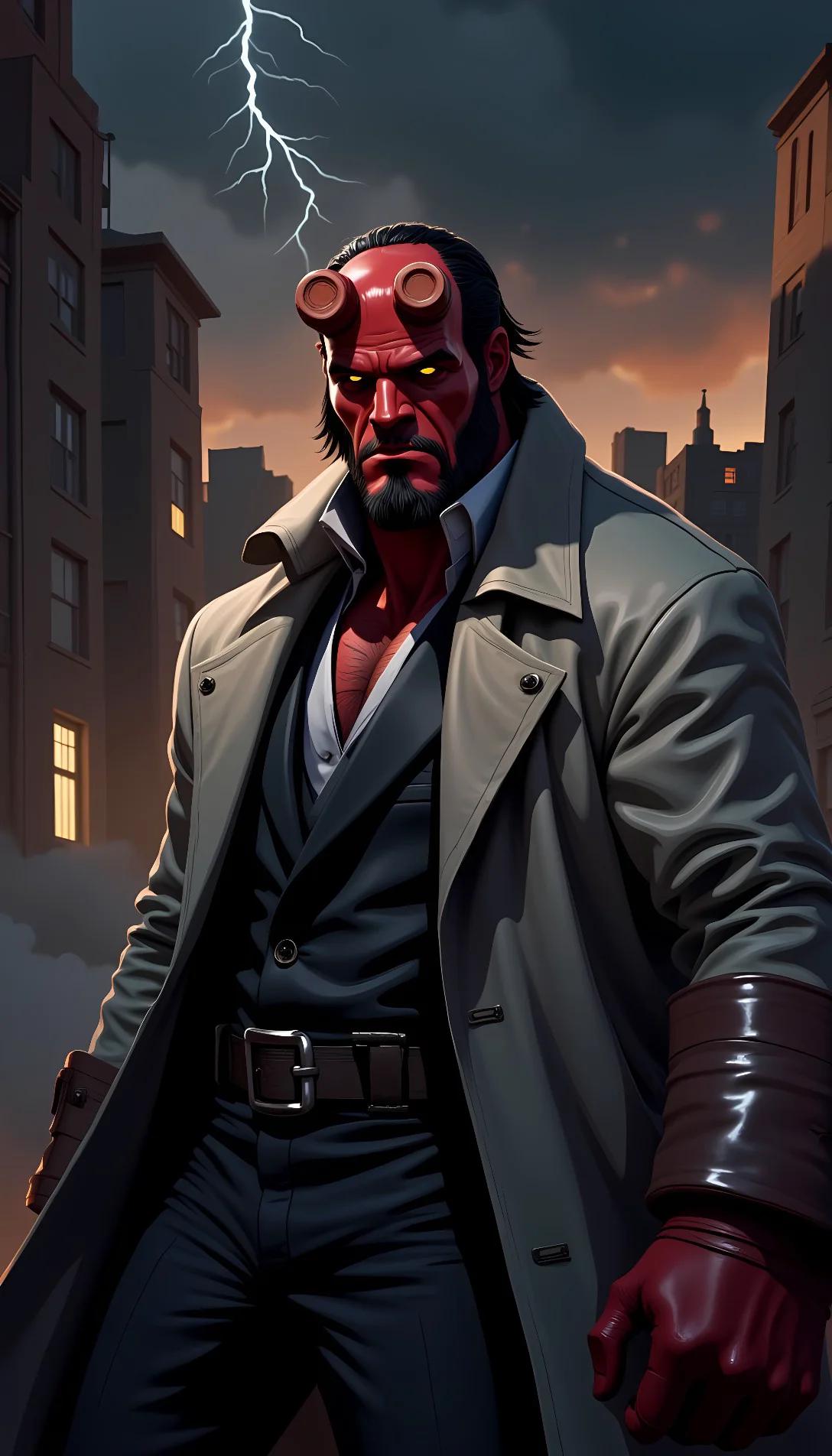 Chat with AI character: Hellboy 