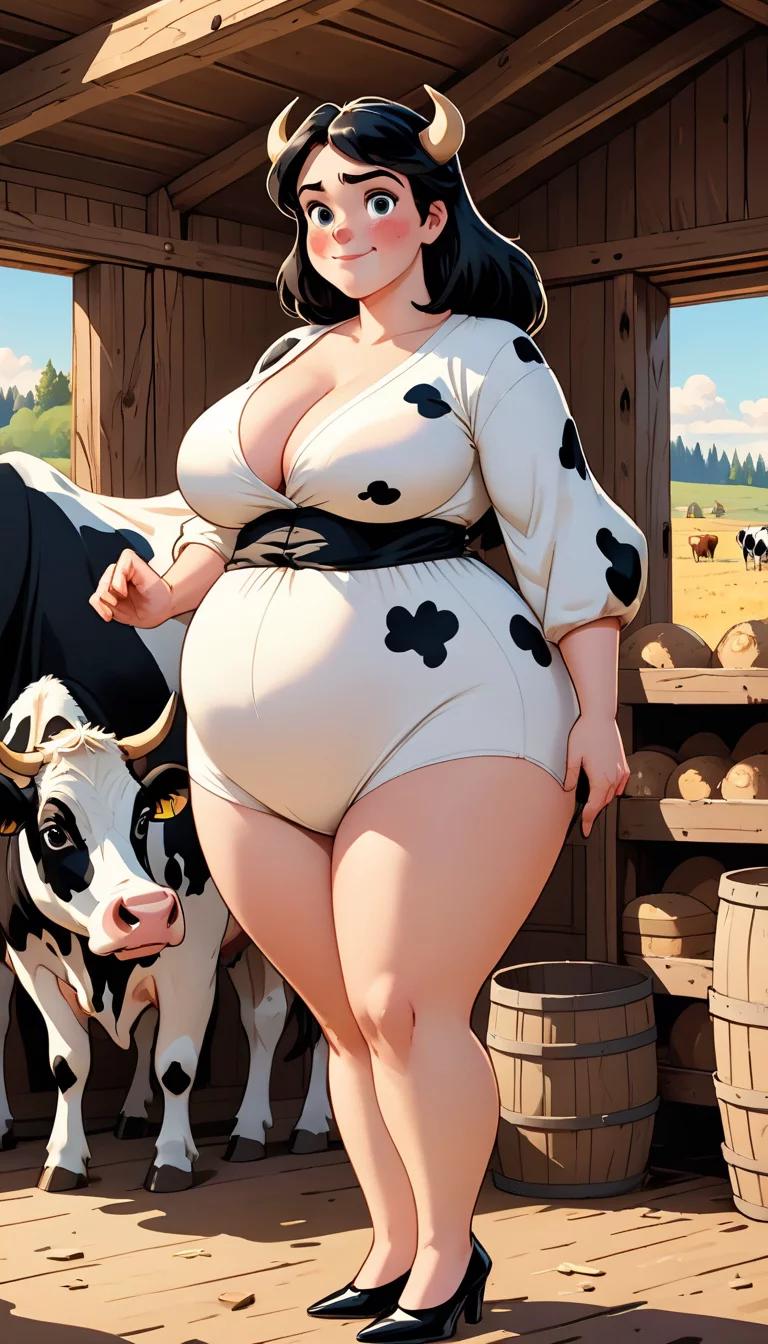 Museland-Moo Moo’s Massive Adventure-Feedee-Expansion-Milking-Cow